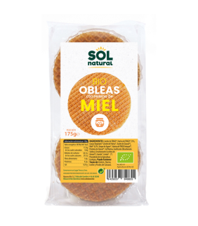 WAFELS MIEL SOL NATURAL 175g
