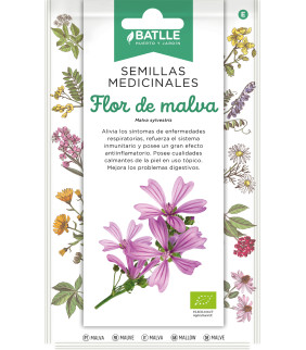FLOR DE MALVA SEMILLAS PARA...